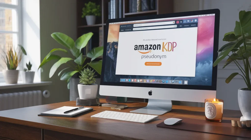 amazon kdp pseudonym